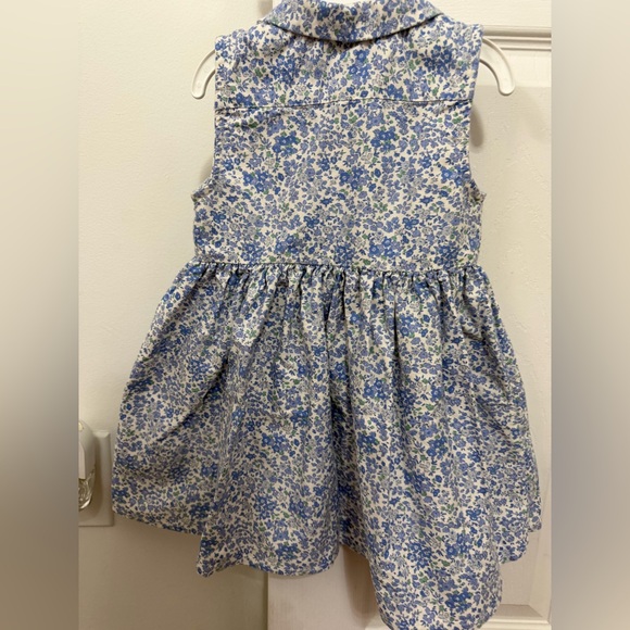 Polo by Ralph Lauren Blue Floral Kids Dress - Picture 2 of 2